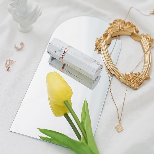 5 PCS Acrylic Geometric Mirror Reflector Photo Props Shooting Background, Colour: Hexagon 10cm - Image 6