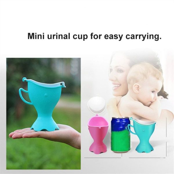 Outdoor Car Travel Portable Travel Urinals Toilet Pee Bottle Chamber Pot (Pink) - Image 2