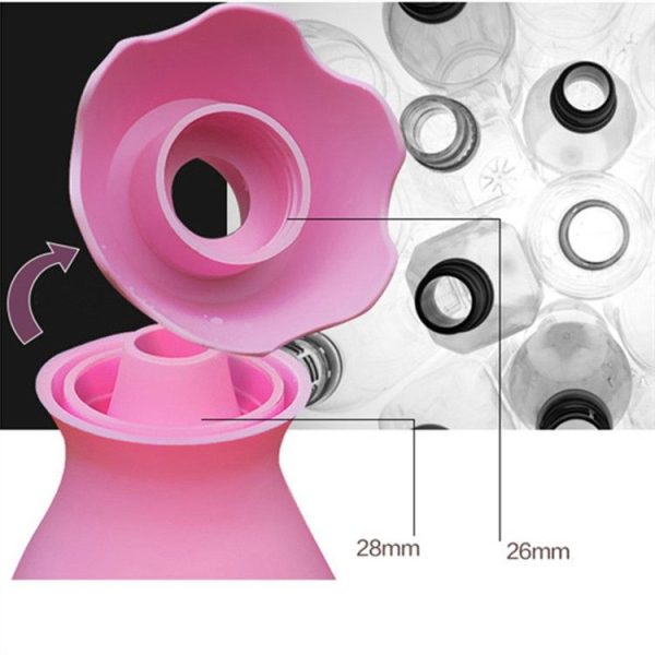 Outdoor Car Travel Portable Travel Urinals Toilet Pee Bottle Chamber Pot (Pink) - Image 3