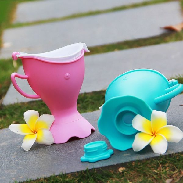 Outdoor Car Travel Portable Travel Urinals Toilet Pee Bottle Chamber Pot (Pink) - Image 6