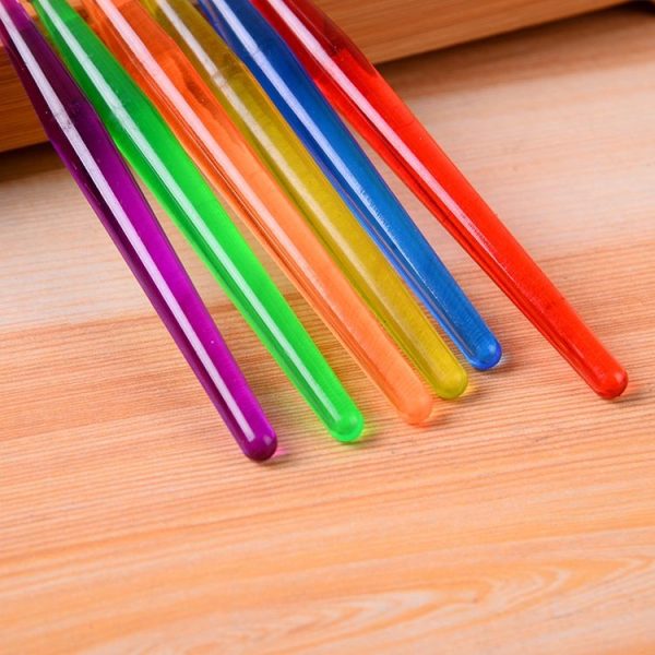 Zhu Ting Color Plastic Rod Children Paint Brush Set Gouache Watercolor Paint Brush Set, Model: 6pcs / Set - Image 4