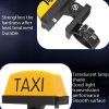 Motorcycle Modified Personality Taxi Motor Light Electric Car Helmet Decorative Warning Light, Specification: Normally Bright (Yellow) - Image 5