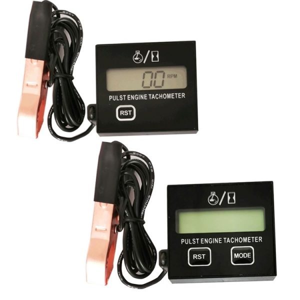 ZSB-03 Chain Saw Tachometer Gasoline Engine Lawn Mower High Tachometer Digital Display Induction Pulse Tachometer, Specification: Clip Version - Image 2