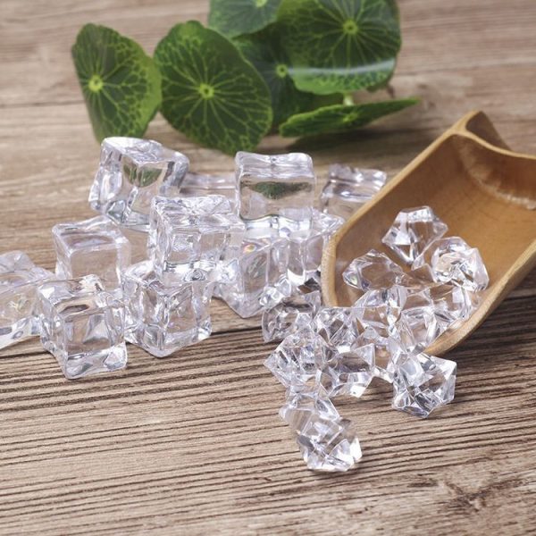 20 PCS Irregular + 10 PCS Square Fake Ice Cube Photo Props Gourmet Photography Decoration Model