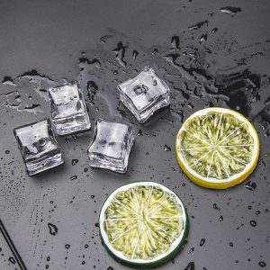 Fruit Package A Fake Ice Cube Photo Props Gourmet Photography Decoration Model