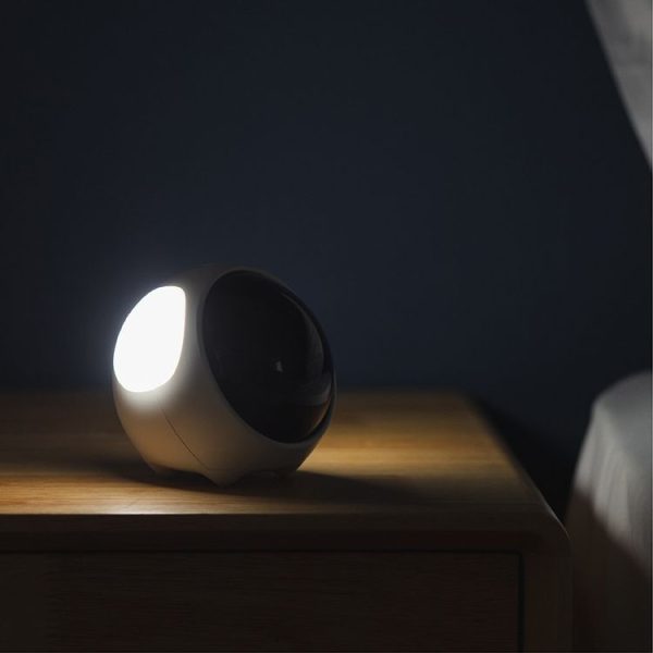 Cartoon Smart Alarm Clock For Children Bedroom Bedside LED Lamp Charging Electronic Digital Clock, Colour: White (Expression Version) - Image 5
