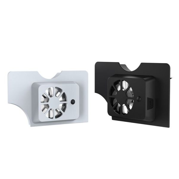DOBE Host Base Cooling Fan With Blue Light For Switch OLED (White) - Image 2