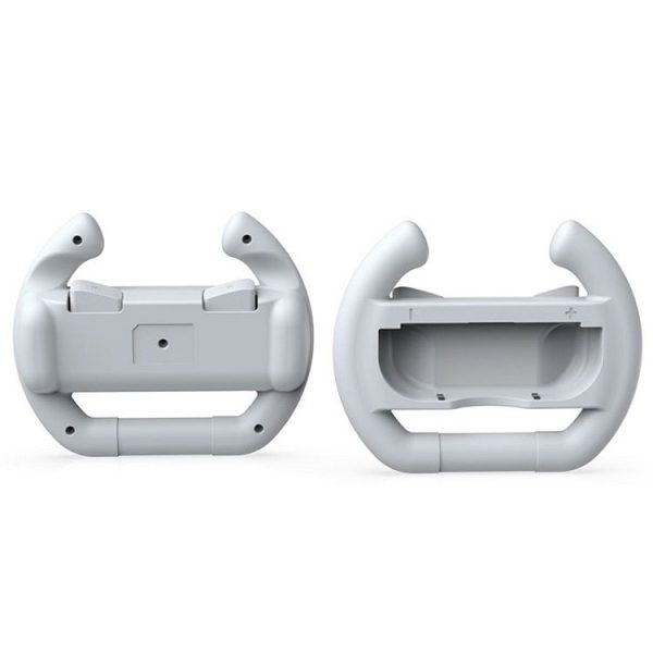 DOBE Left And Right Handle Steering Wheel For Switch OLED / Switch, Specification: White(2PCS / Pack)