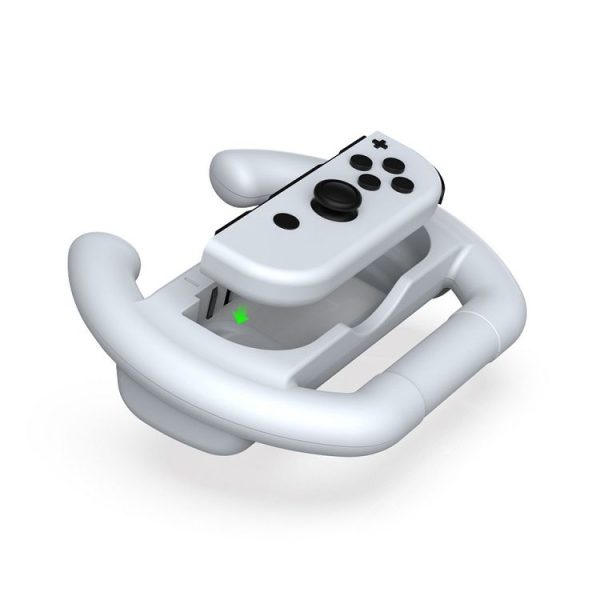 DOBE Left And Right Handle Steering Wheel For Switch OLED / Switch, Specification: White(2PCS / Pack) - Image 3