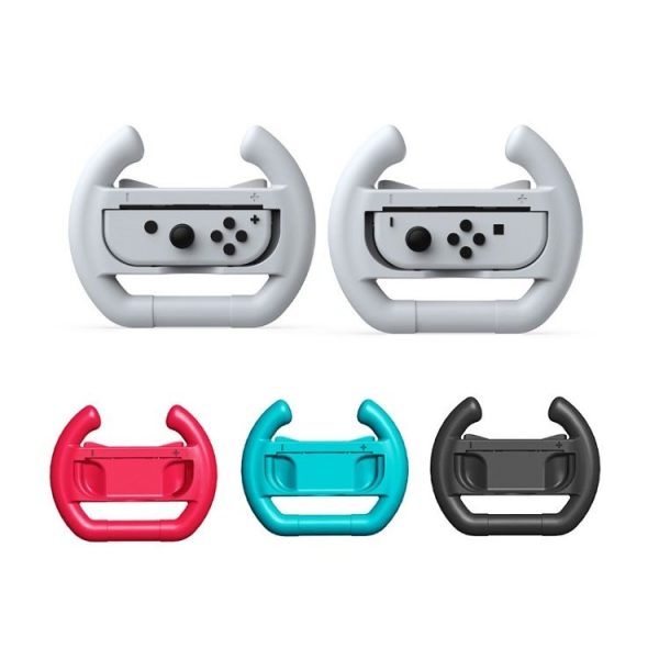 DOBE Left And Right Handle Steering Wheel For Switch OLED / Switch, Specification: Black(2PCS / Pack) - Image 2