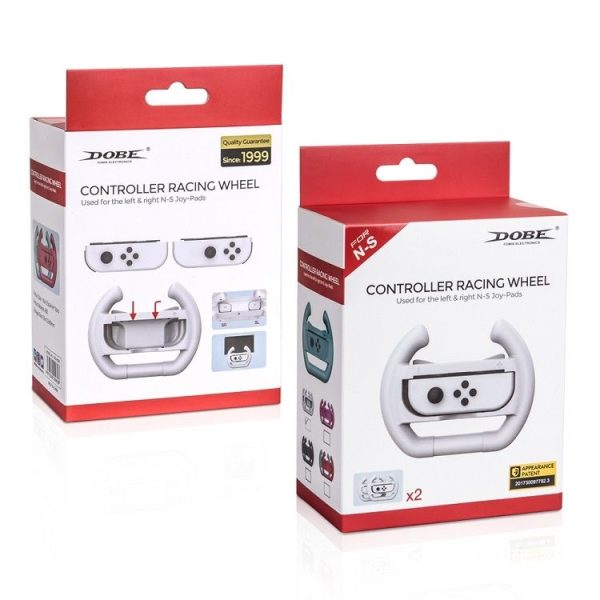 DOBE Left And Right Handle Steering Wheel For Switch OLED / Switch, Specification: Black(2PCS / Pack) - Image 6