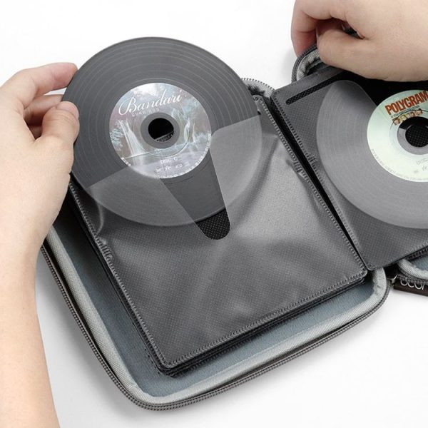 Baona BN-F021 Car Home DVD CD Storage Bag Game CD Storage Bag For PS4 (Grey) - Image 6