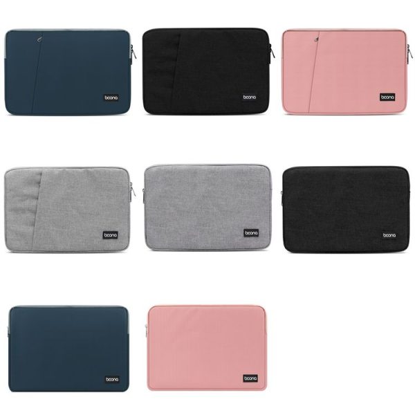 Baona Laptop Liner Bag Protective Cover, Size: 11 inch (Lightweight Pink) - Image 2