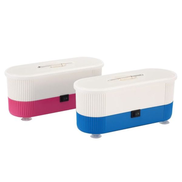 3 in 1 Glasses Cleaning Machine Small Contact Lens Glasses Jewelry Watch Cleaner (Blue) - Image 2
