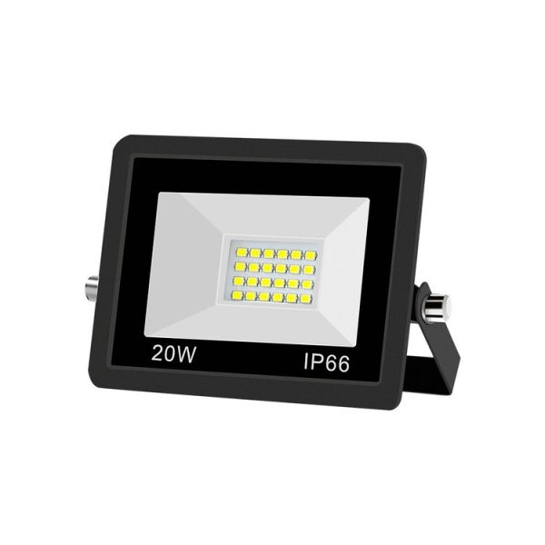 20W Linear LED Spotlight Outdoor Project Light Waterproof Garden Energy-Saving Lighting Floodlight, Style: (Cold White Light)