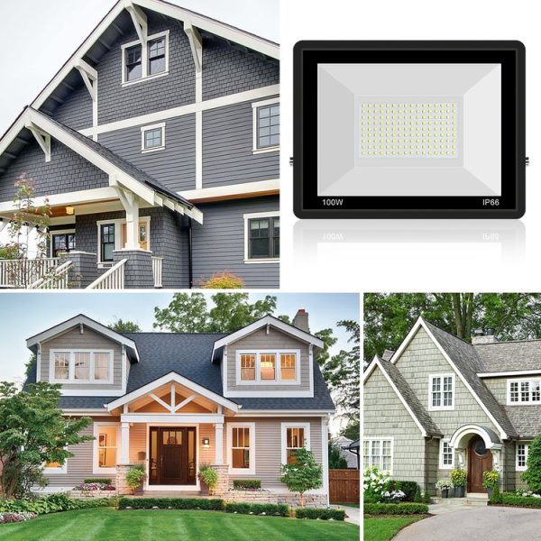 20W PIR LED Spotlight Outdoor Project Light Waterproof Garden Energy-Saving Lighting Floodlight, Style: (Cold White Light) - Image 8