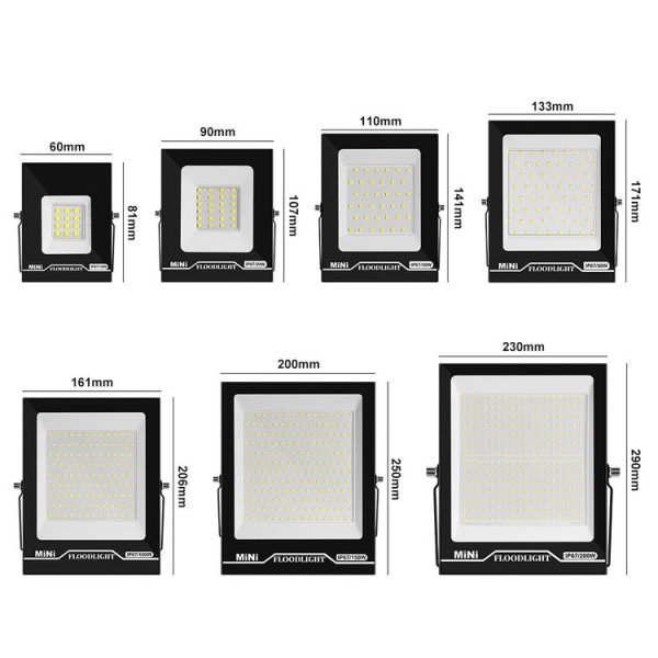 30W LED Projection Lamp Outdoor Waterproof High Power Advertising Floodlight High Bright Garden Lighting (Cold White Light) - Image 2