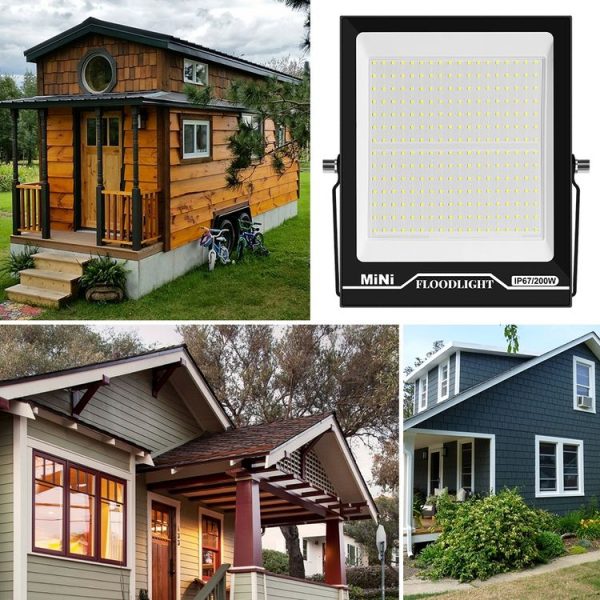 30W LED Projection Lamp Outdoor Waterproof High Power Advertising Floodlight High Bright Garden Lighting (Cold White Light) - Image 7
