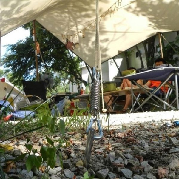 Tent Spring Wind Rope Buckle Outdoor Camping High-Strength Steel Rope Buckle Awning Fixed Buckle - Image 4
