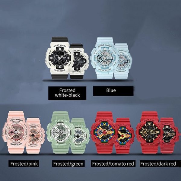 SANDA Outdoor Leisure Waterproof Multifunctional Luminous Electronic Watch (Sakurami Pink Woman) - Image 2