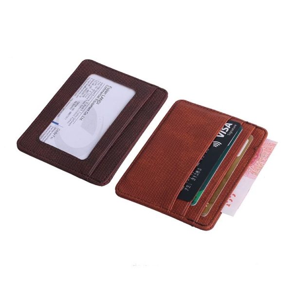 KT1002 RFID Function Lizard Pattern Bank Card Holder PU Business Card Case (Brown) - Image 5