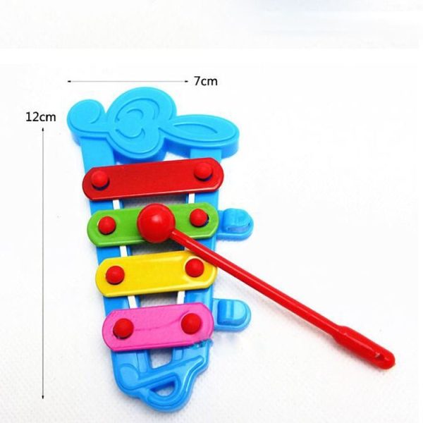 5 PCS Creative Cute Hand Knock Xylophone Percussion Set Children Educational Music Toys, Random Color - Image 6