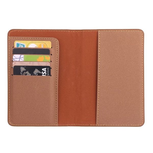 MS101 Frosted PU Multi-Card Passport Holder Travel Abroad Passport Card Holder, Color: Blue - Image 4