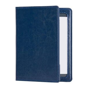 2 PCS CPVC1007 Document Protection Sleeve Card Case Passport Travel Card Bag (Dark Blue)