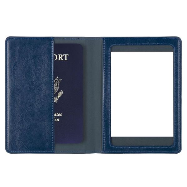 2 PCS CPVC1007 Document Protection Sleeve Card Case Passport Travel Card Bag (Dark Blue) - Image 3