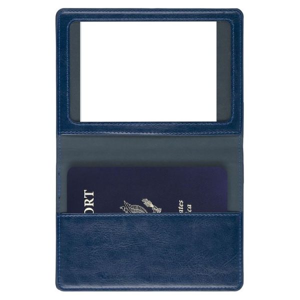 2 PCS CPVC1007 Document Protection Sleeve Card Case Passport Travel Card Bag (Dark Blue) - Image 4