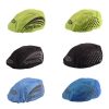 2 PCS Cycling Helmet Rain Cover Outdoor Reflective Safety Helmet Cover, Size: Free Size (Fluorescent Green (Style 1)) - Image 2