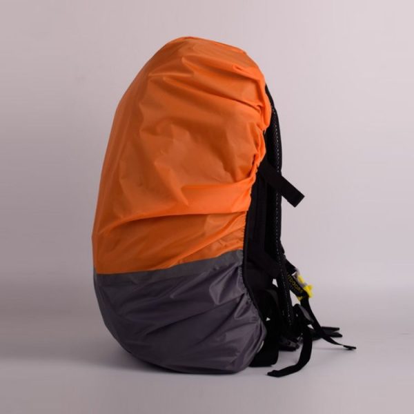 2 PCS Outdoor Mountaineering Color Matching Luminous Backpack Rain Cover, Size: S 18-30L (Gray + Fluorescent Green) - Image 5