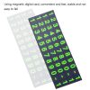 Hidden Parking Number Card Nightlight Number Button Parking Number Card, Style: 5 Sets of Numbers (Brown) - Image 5