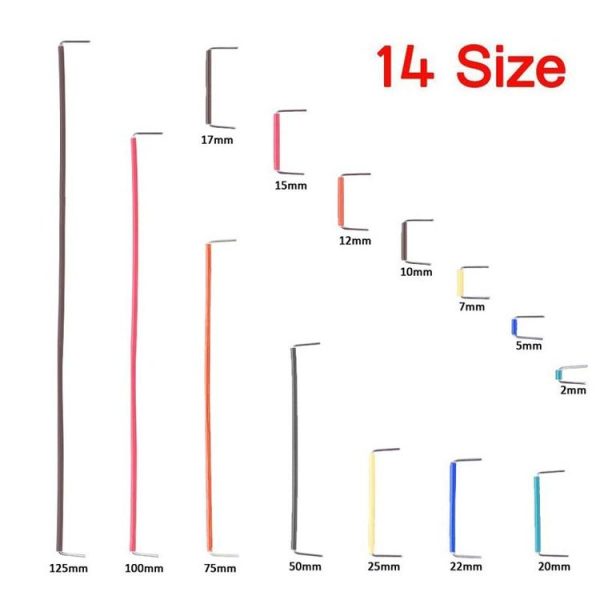 840 PCS 14 Lengths Jumper Wire U Shape Solderless Breadboard Jumper Wire Kit - Image 3