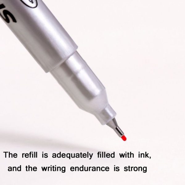Skyglory Children Drawing Double-Headed Hook Line Pen Art Soft-Headed Watercolor Pen, Specification 18 Color Silver Pole - Image 4