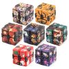 3 PCS Infinite Magic Cube Halloween Theme Variety Flip Folding Second Order Magic Cube Finger Toy, Colour: NO.168-8-28 Space - Image 2