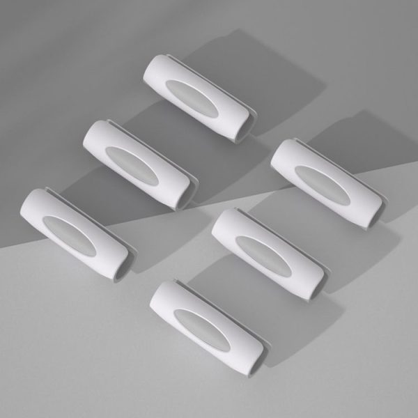 HW072 6 in 1Sheet Fixer Non-Slip Clip Quilt Angle Fixer Household Needle-Free Bed Cover Clip (Gray White)