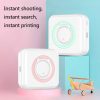 Convenient Pocket Mini Printer Student Wrong Question Thermal Bluetooth Mobile Phone Photo Data Note Printer (Blue) - Image 2