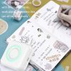Convenient Pocket Mini Printer Student Wrong Question Thermal Bluetooth Mobile Phone Photo Data Note Printer (Blue) - Image 5