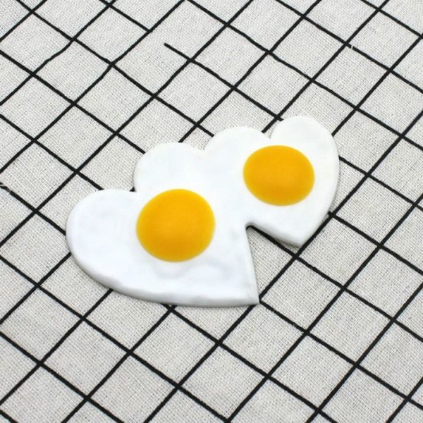 7 PCS Kitchen Toys Egg Kitchen Food Pretend Role Play Food Simulation Children Play Toy, Size: Double Yolks