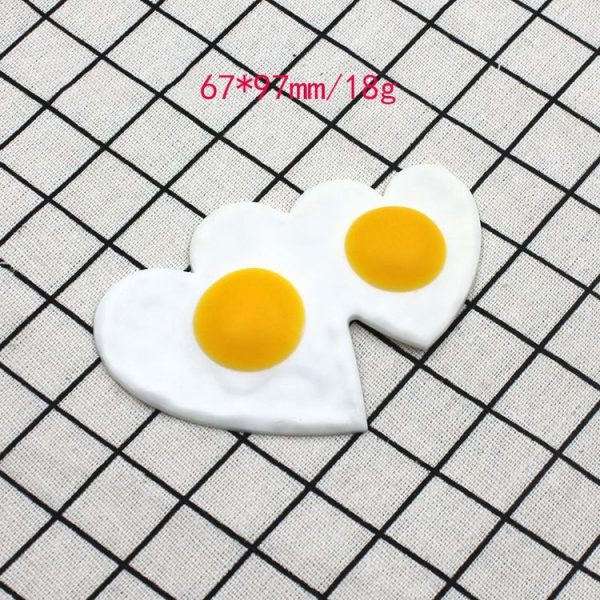 7 PCS Kitchen Toys Egg Kitchen Food Pretend Role Play Food Simulation Children Play Toy, Size: Double Yolks - Image 2