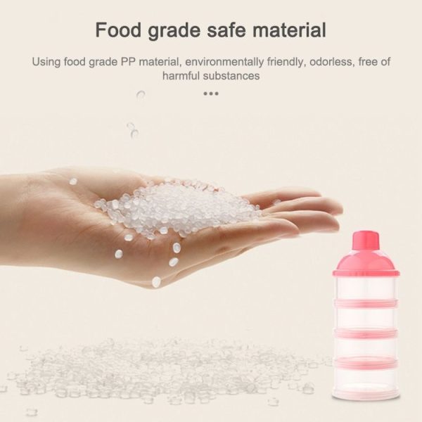 Portable Milk Powder Formula Dispenser Food Container Storage Feeding Box for Baby (Blue) - Image 8