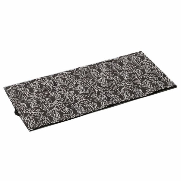 72 Holes Black Leaf Canvas Printing Pen Curtain Large Capacity Roll Pen Bag Sketch Color Lead Pen Bag - Image 2