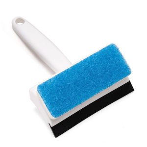 Bathroom Wall Cleaning Brush Household Window Glass Mirror Wiper (White)