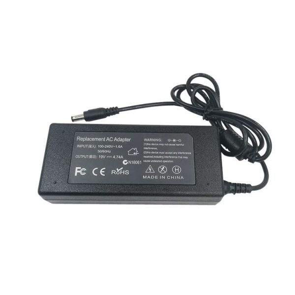 Laptop Charger 19V 4.74A 90W DC 5.5 x 2.5mm Round Head Power Adapter - Image 2