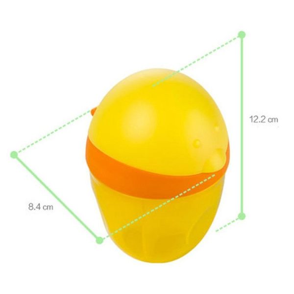 Cartoon Penguin Baby Milk Powder Box Portable Three-Layer Formula Food Container Storage Feeding Box (Green) - Image 7