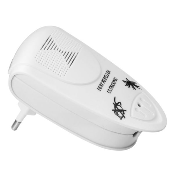 Ultrasonic Electronic Mouse Repeller Household Intelligent Insect Repeller, EU Plug (White) - Image 5