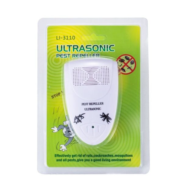 Ultrasonic Electronic Mouse Repeller Household Intelligent Insect Repeller, EU Plug (White) - Image 7