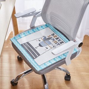 Summer Breathable Cushion Office Seat Pad, Size: 45 x 45cm (Bear)