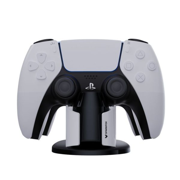SPARKFOX W20P508 Dual Charger With Contacts Wireless Handle Charger For PS5, Style: Charger+Data Cable - Image 4